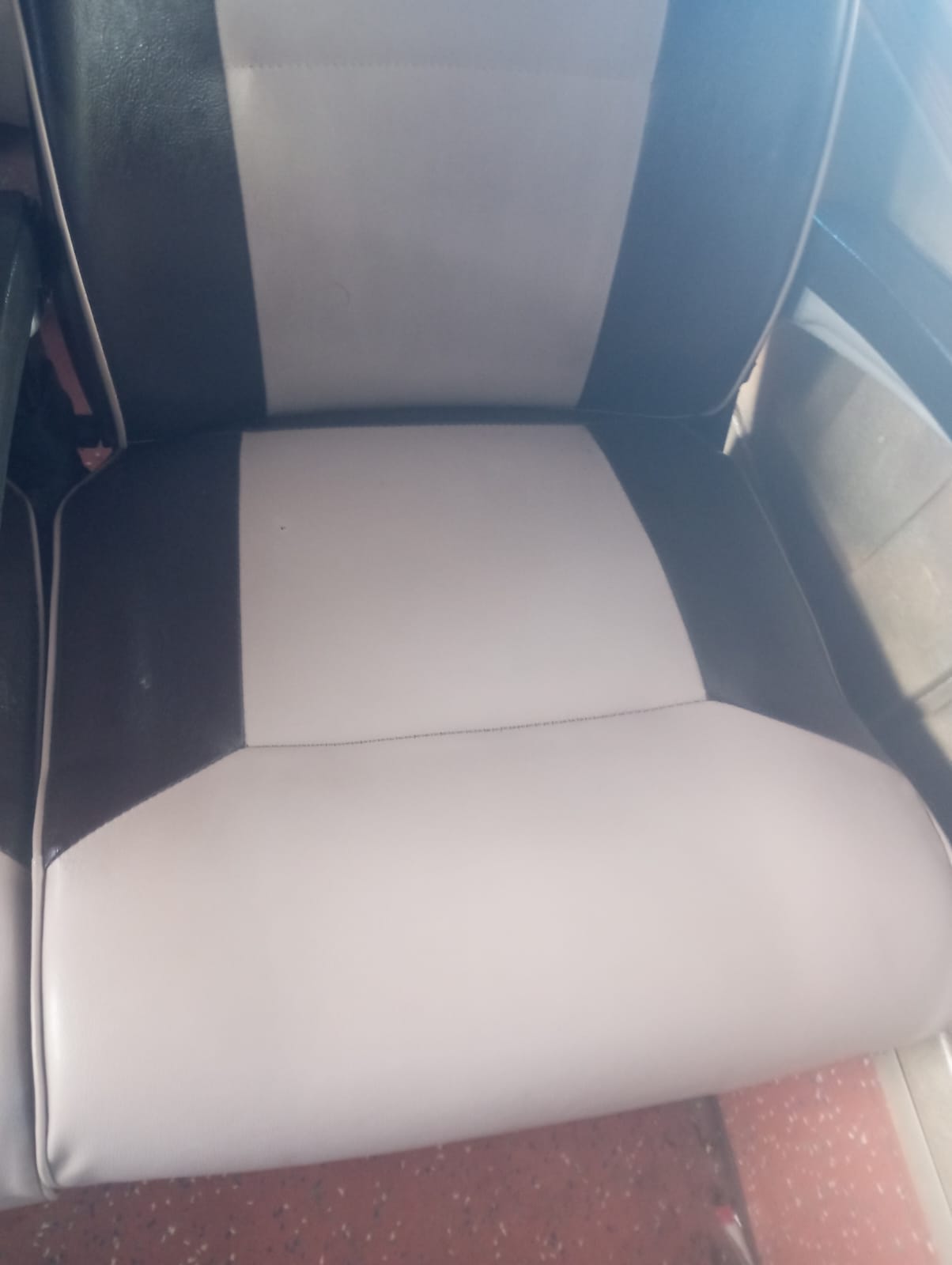 Upholstery after   cleaning
