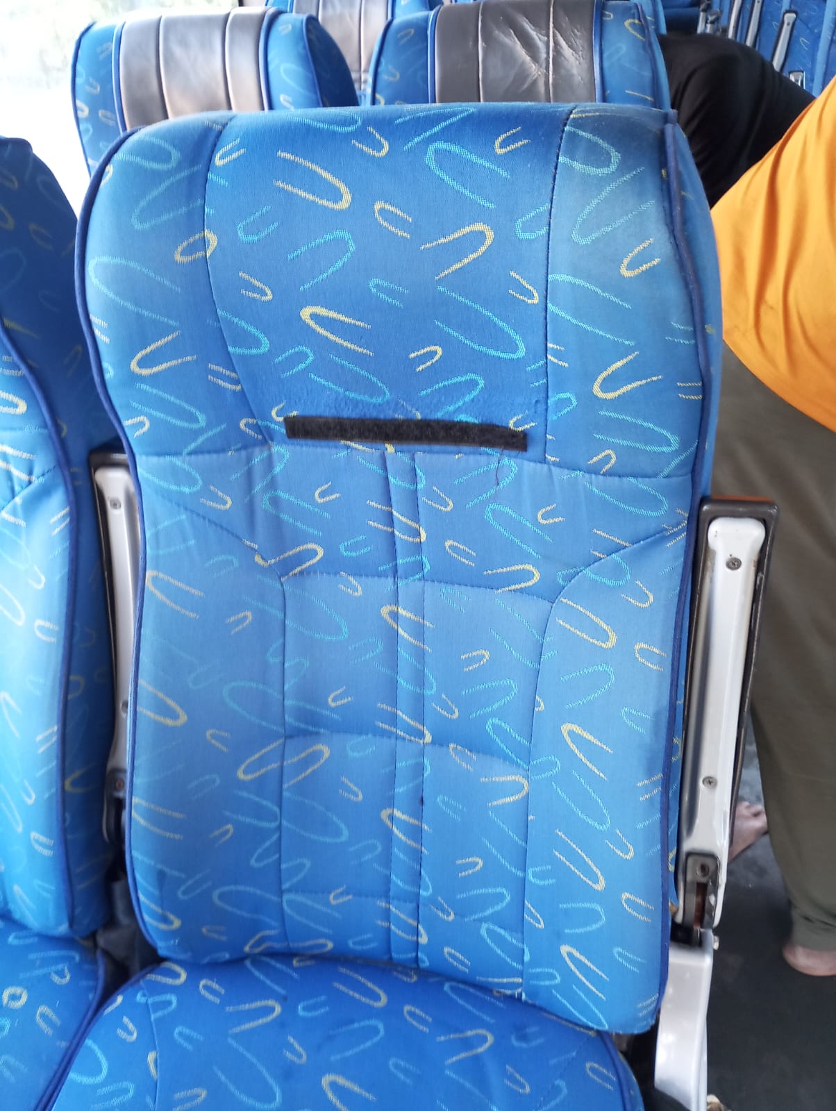 Upholstery after   cleaning