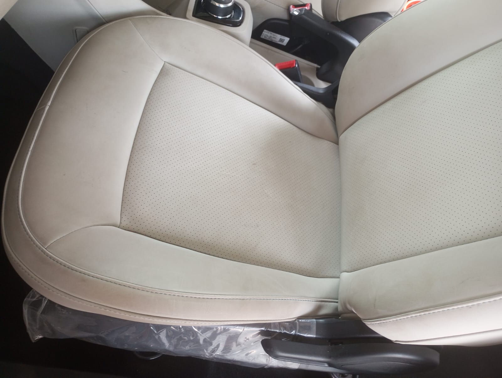 Upholstery before   cleaning